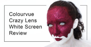 Read more about the article Review: Colourvue Crazy Lens White Screen Contact Lenses